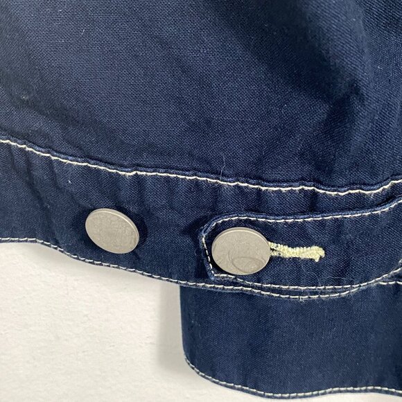 J.W.Anderson x Uniqlo Contrast Stitch Trucker Jacket Size XL - Picture 6 of 7